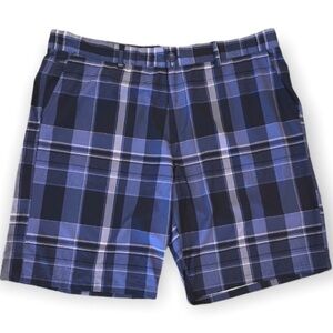 OP Flex Sz 40 Hybrid Boardshorts, Blue Plaid, 4-Way Stretch, Surf Swim Shorts